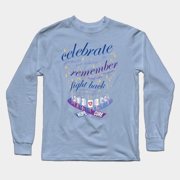 Fight Cancer - Relay for Life Luminaria II Long Sleeve T-Shirt by frankpepito